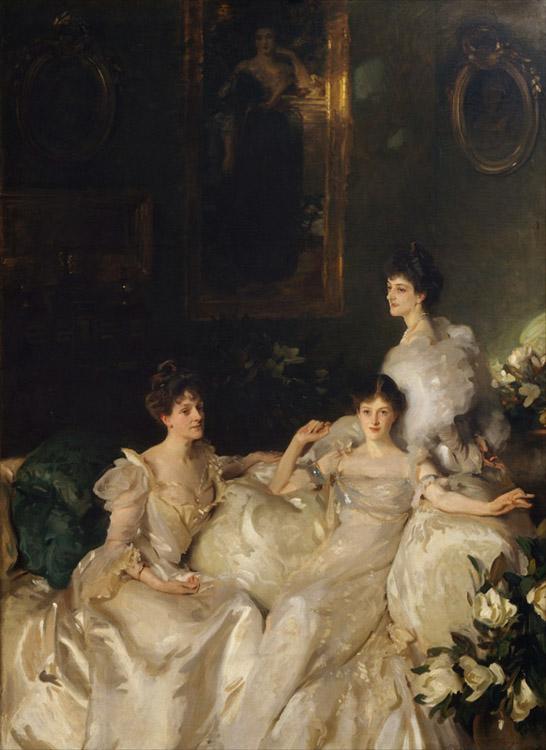 John Singer Sargent The Wyndham Sisters Lady Elcho,Mrs.Adeane,and Mrs.Tennanet (mk18) China oil painting art
